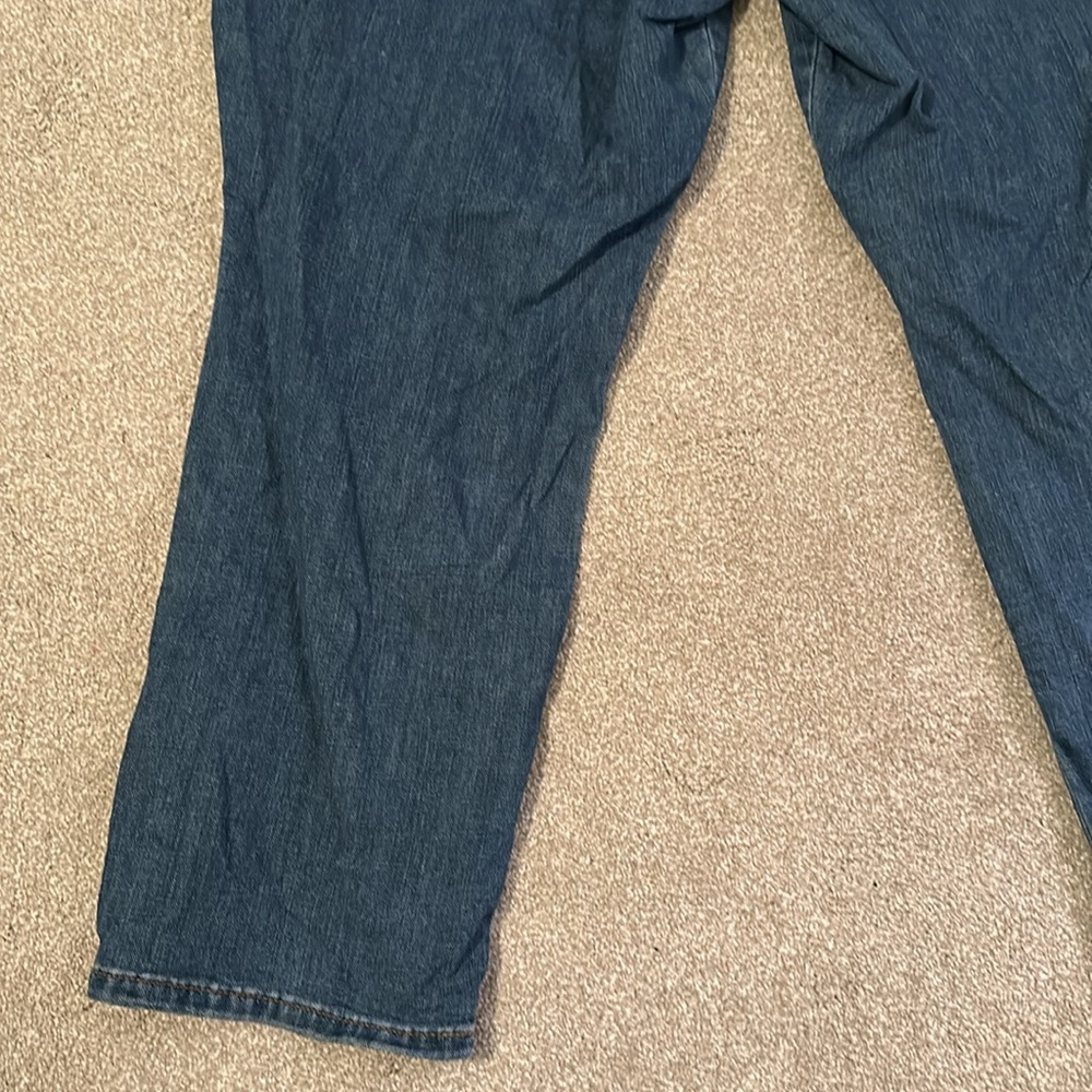 Lee Mid-Rise Straight Leg Jeans, size 24W petite, good used condition - Picture 7 of 9